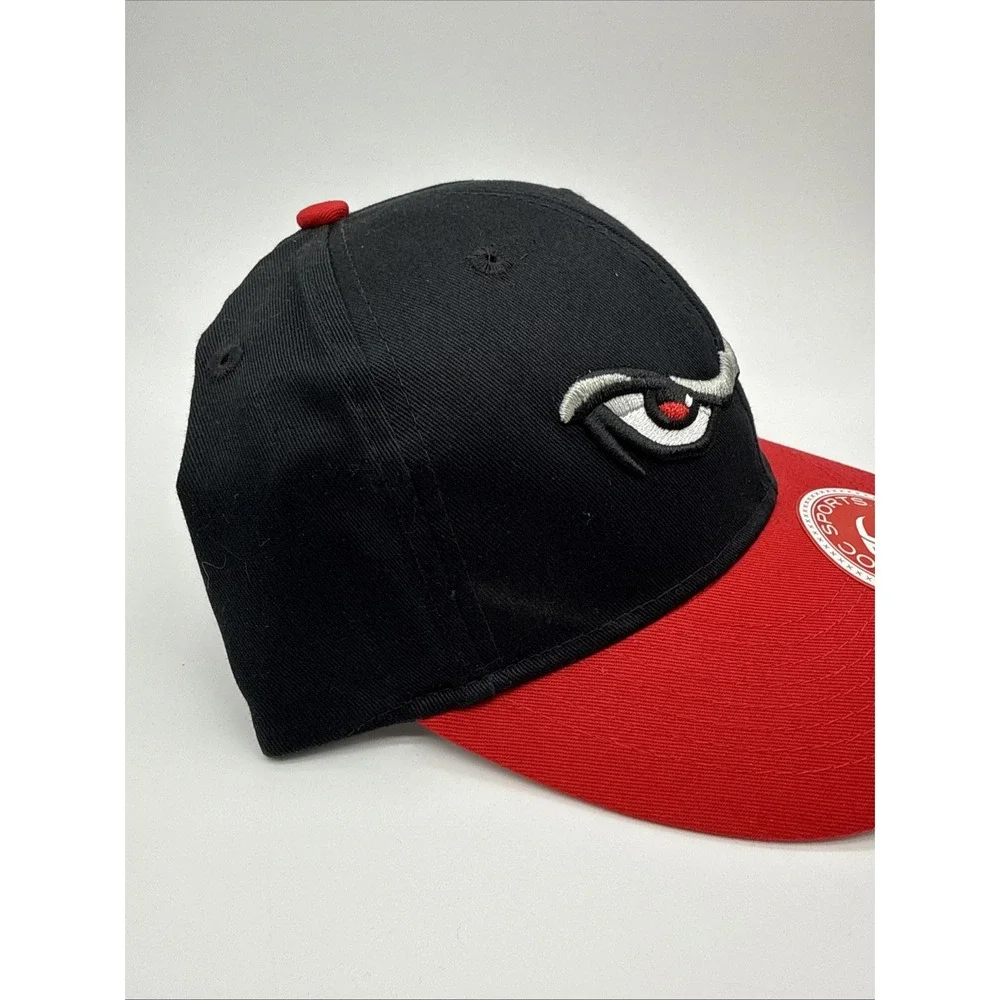 Lake Elsinore Storm Hat Strapback Cap OSFM Black Red Eyes Logo MiLB Minor League